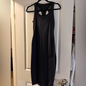 Lululemon Black Racerback Athletic Dress Built-In
